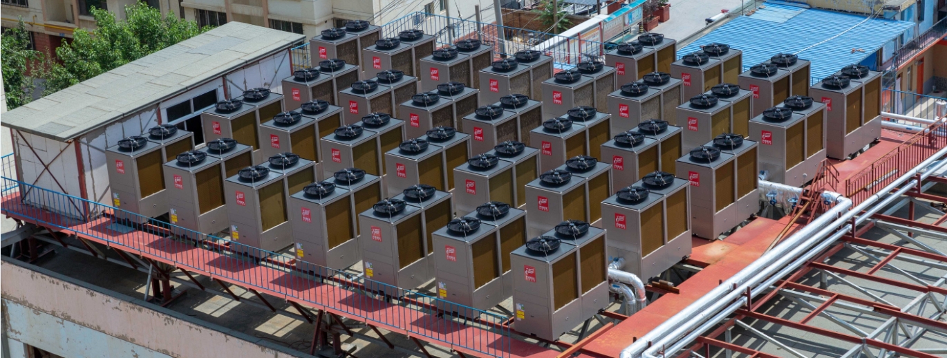 員工宿舍熱水供應系統(tǒng) 空氣能熱泵
