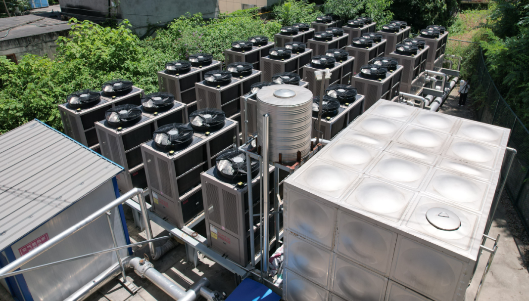 20噸水箱用多大的空氣源熱泵